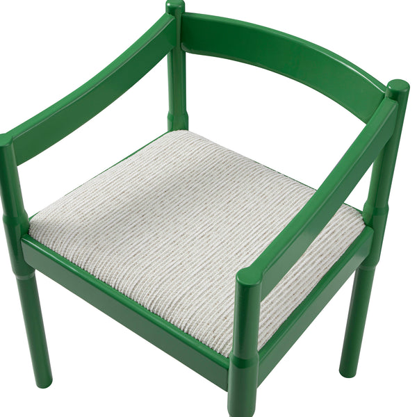Minley 2-in-1 Carver Chair, Palm Green High Gloss