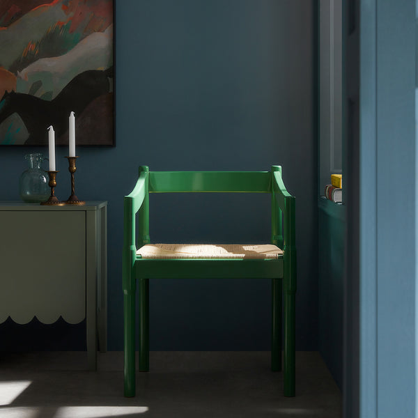 Minley 2-in-1 Carver Chair, Palm Green High Gloss