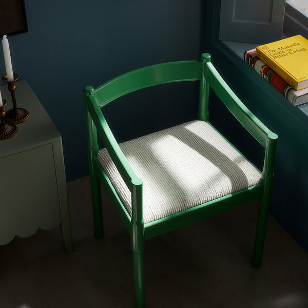Minley 2-in-1 Carver Chair, Palm Green High Gloss