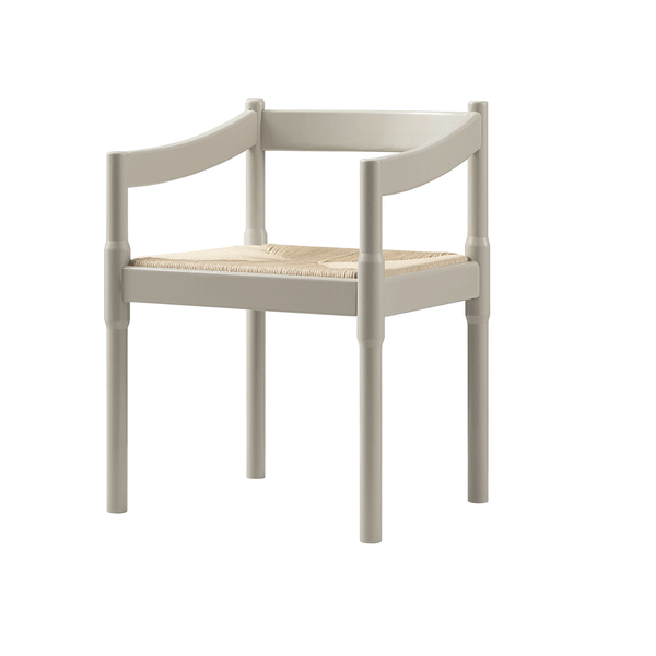 Minley 2-in-1 Carver Chair, Light Taupe High Gloss