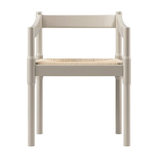 Minley 2-in-1 Carver Chair, Light Taupe High Gloss