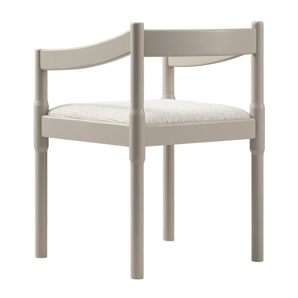 Minley 2-in-1 Carver Chair, Light Taupe High Gloss