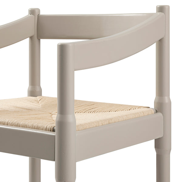 Minley 2-in-1 Carver Chair, Light Taupe High Gloss