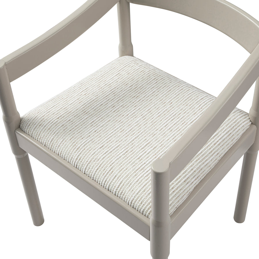 Minley 2-in-1 Carver Chair, Light Taupe High Gloss