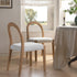 Lumi Dining Chair, Ecru Boucle | Natural Oak Frame - daals