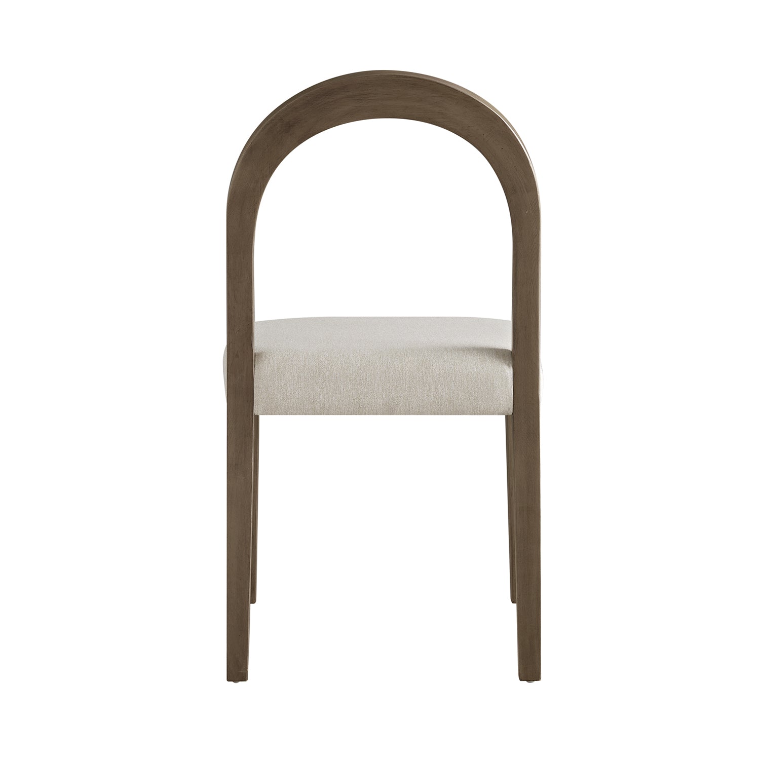 Lumi Dining Chair, Oatmeal Fabric | Silver Oak Frame