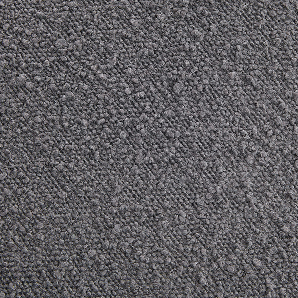 Demeter Dining Chair, Charcoal Boucle | Dark Walnut Frame