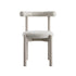 Demeter Dining Chair, Oatmeal Fabric | White Washed Oak Frame