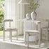 Demeter Dining Chair, Oatmeal Fabric | White Washed Oak Frame - daals