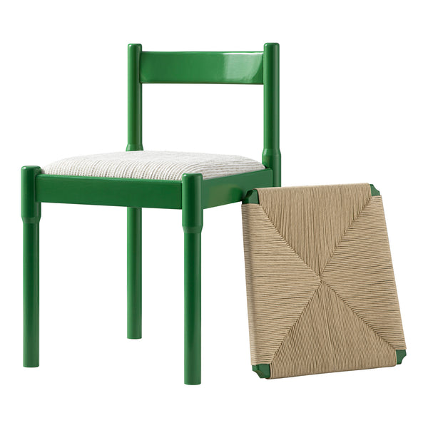 Minley 2-in-1 Dining Chair, Palm Green High Gloss