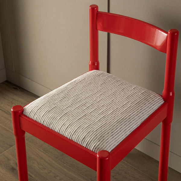 Minley 2-in-1 Dining Chair, Red High Gloss