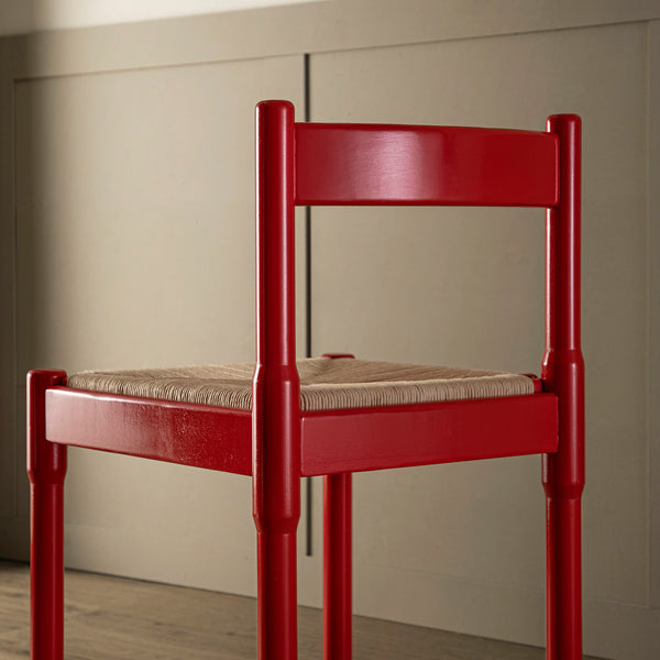 Minley 2-in-1 Dining Chair, Red High Gloss