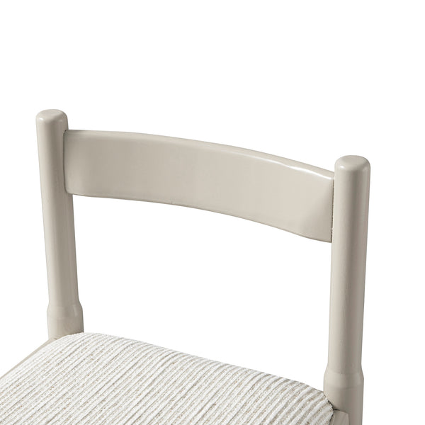 Minley 2-in-1 Dining Chair, Light Taupe High Gloss