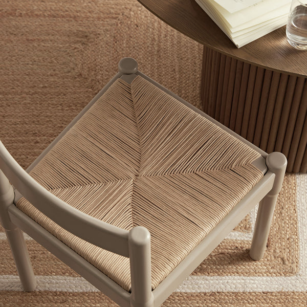 Minley 2-in-1 Dining Chair, Light Taupe High Gloss