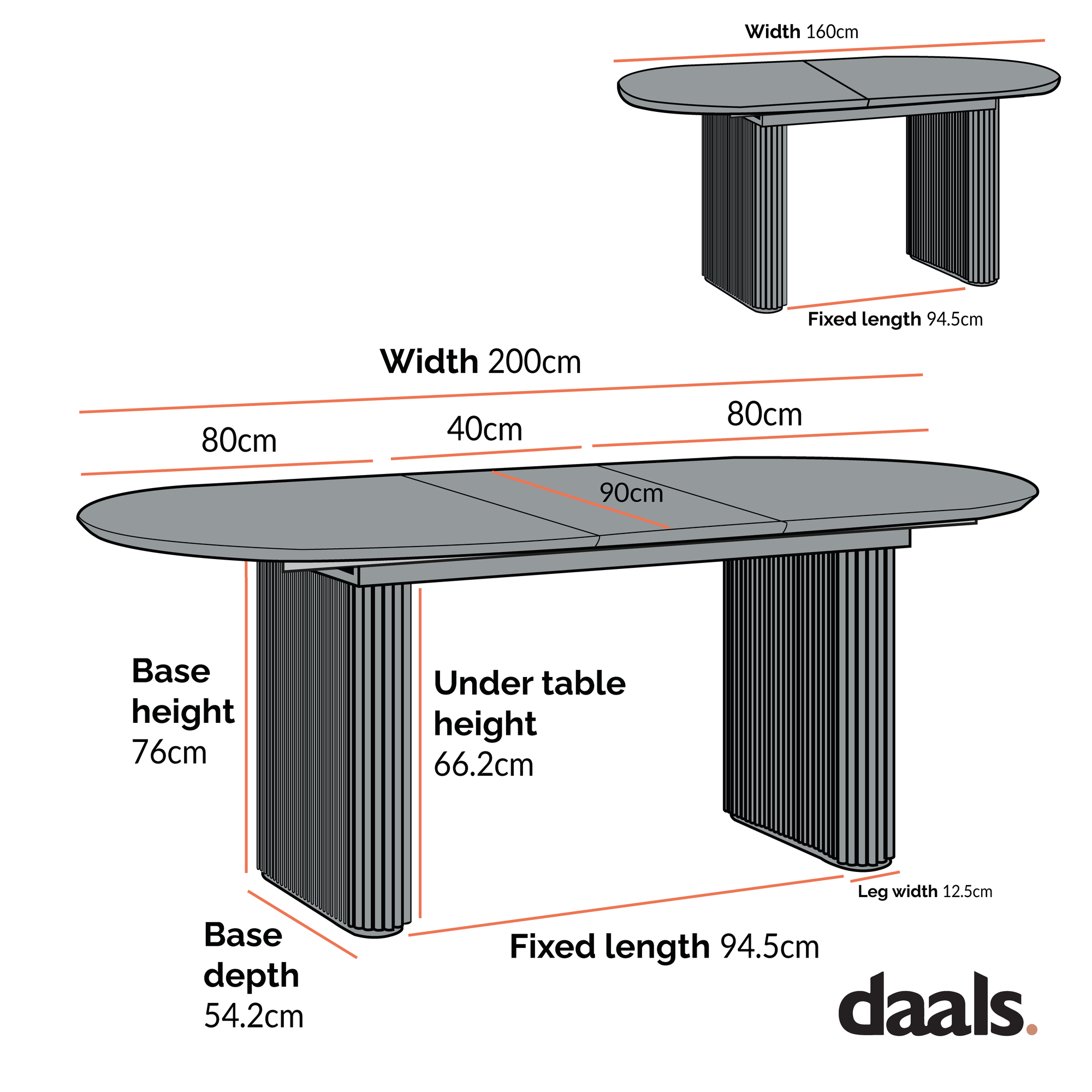 Maru Oval 6-8 Seater Extending Oak Pedestal Dining Table, Oak