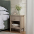 Oakham 1 - Drawer Bedside Table, Deep Greige - daals