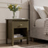 Oakham 1 - Drawer Bedside Table, Olive Grove - daals