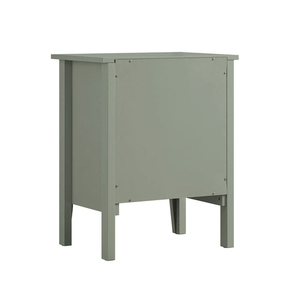 Oakham 1-Drawer Bedside Table, Desert Sage