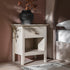Oakham 1 - Drawer Bedside Table, Shaded White - daals