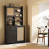 Frances Woven Rattan Dresser, Black - daals