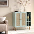 Frances Woven Rattan Drinks Cabinet, Mint - daals