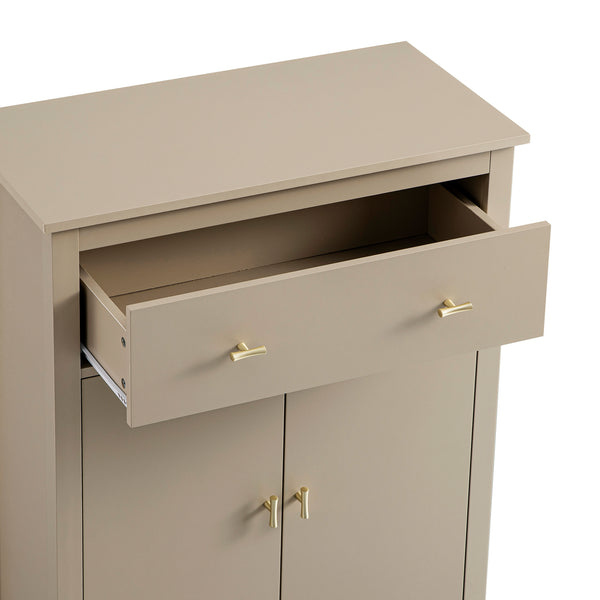 Oakham Small Sideboard with Drawer, Deep Greige - daals