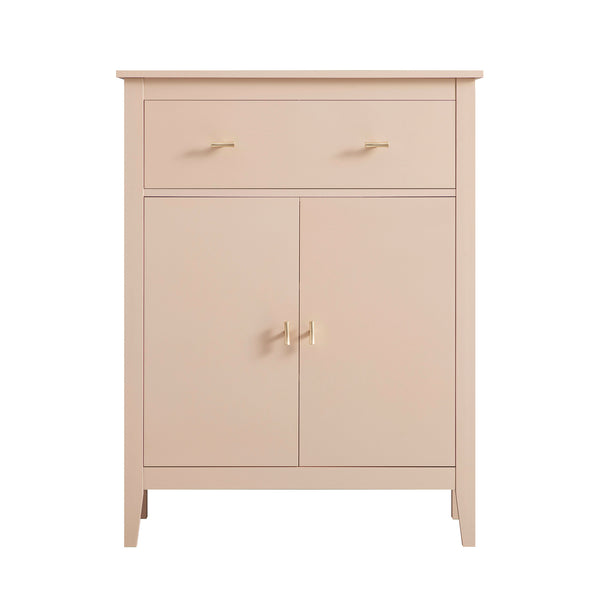 Oakham Small Sideboard with Drawer, Nude Pink
