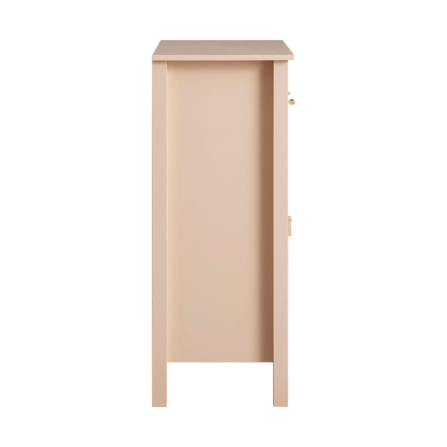 Oakham Small Sideboard with Drawer, Nude Pink