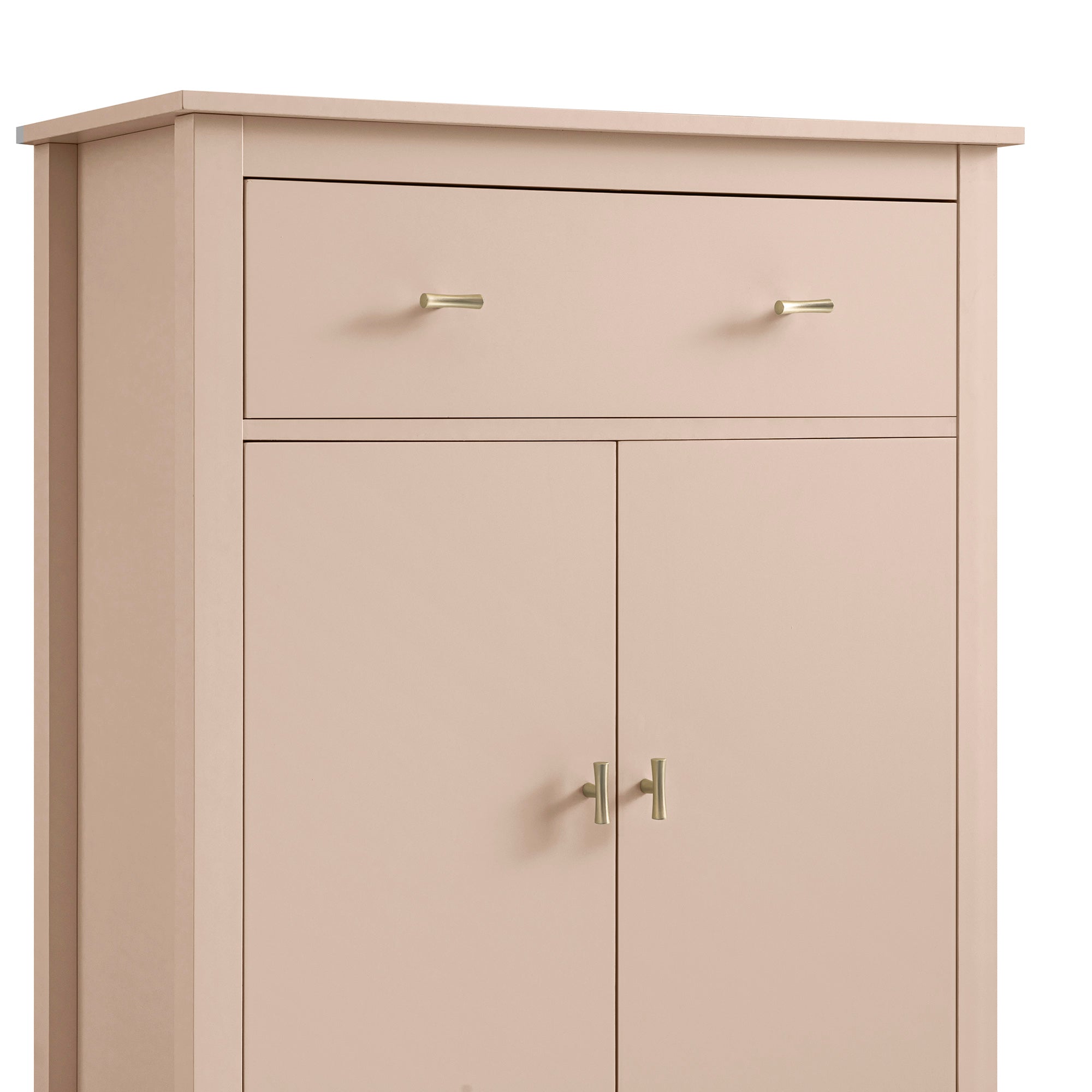 Oakham Small Sideboard with Drawer, Nude Pink | daals