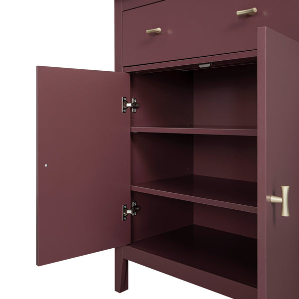 Oakham Small Sideboard with Drawer, Wild Cherry - daals
