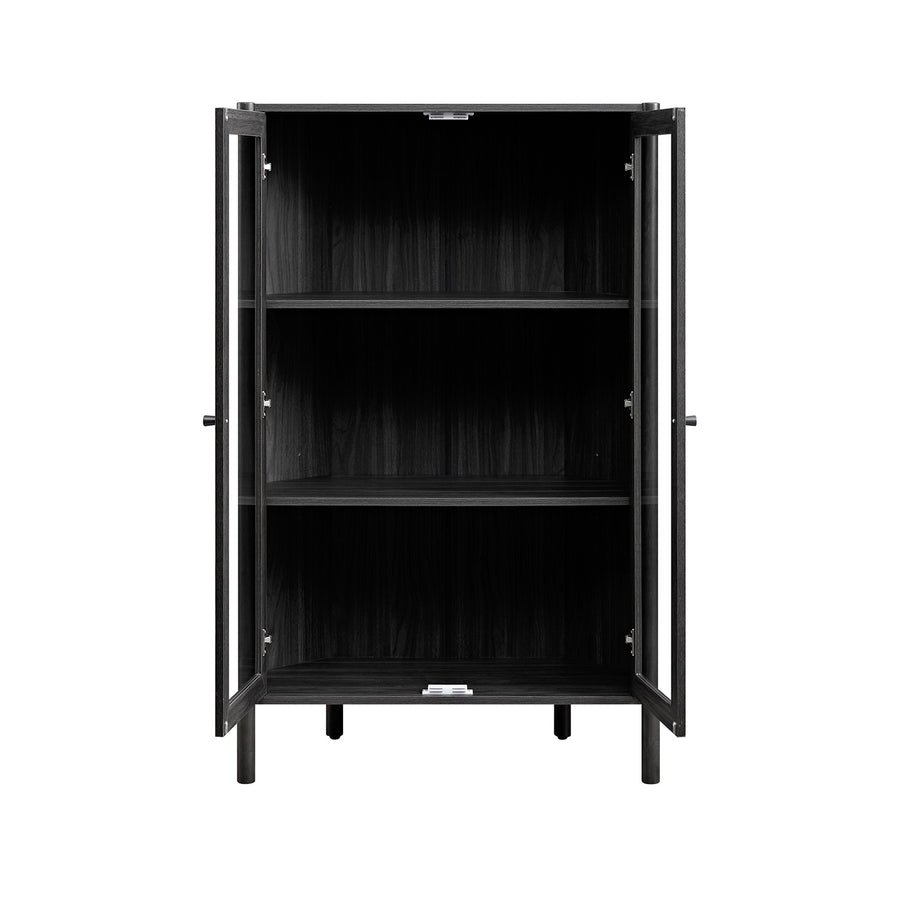 Linden Display Cabinet, Ebony