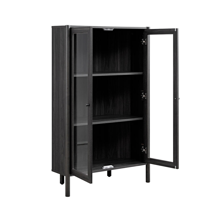 Linden Display Cabinet, Ebony