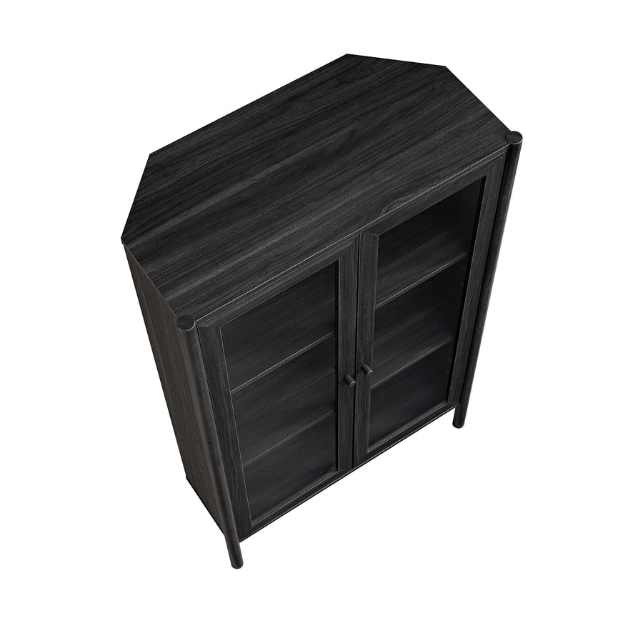 Linden Display Cabinet, Ebony
