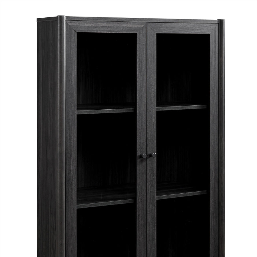 Linden Display Cabinet, Ebony