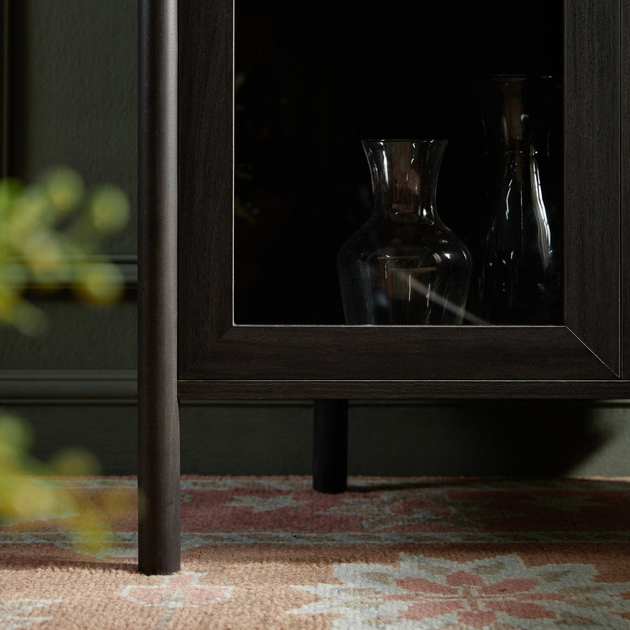 Linden Display Cabinet, Ebony