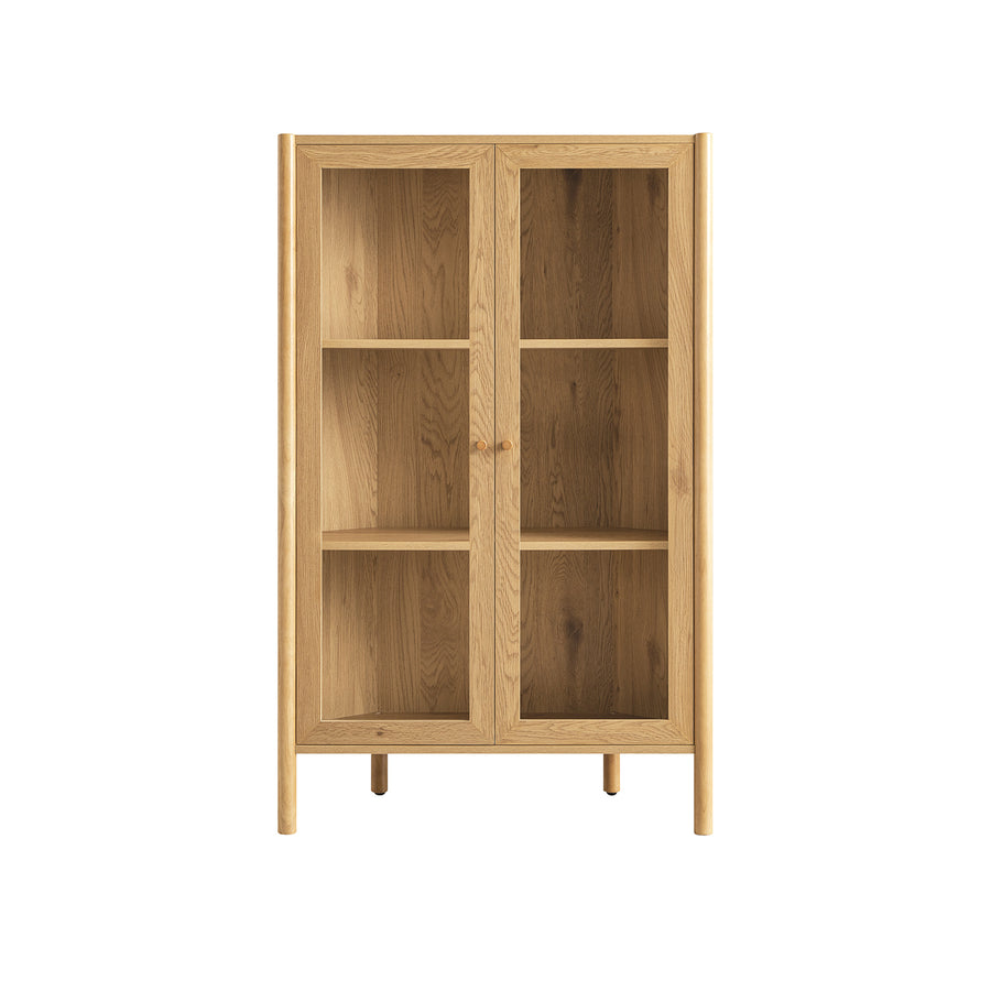 Linden Display Cabinet, Natural