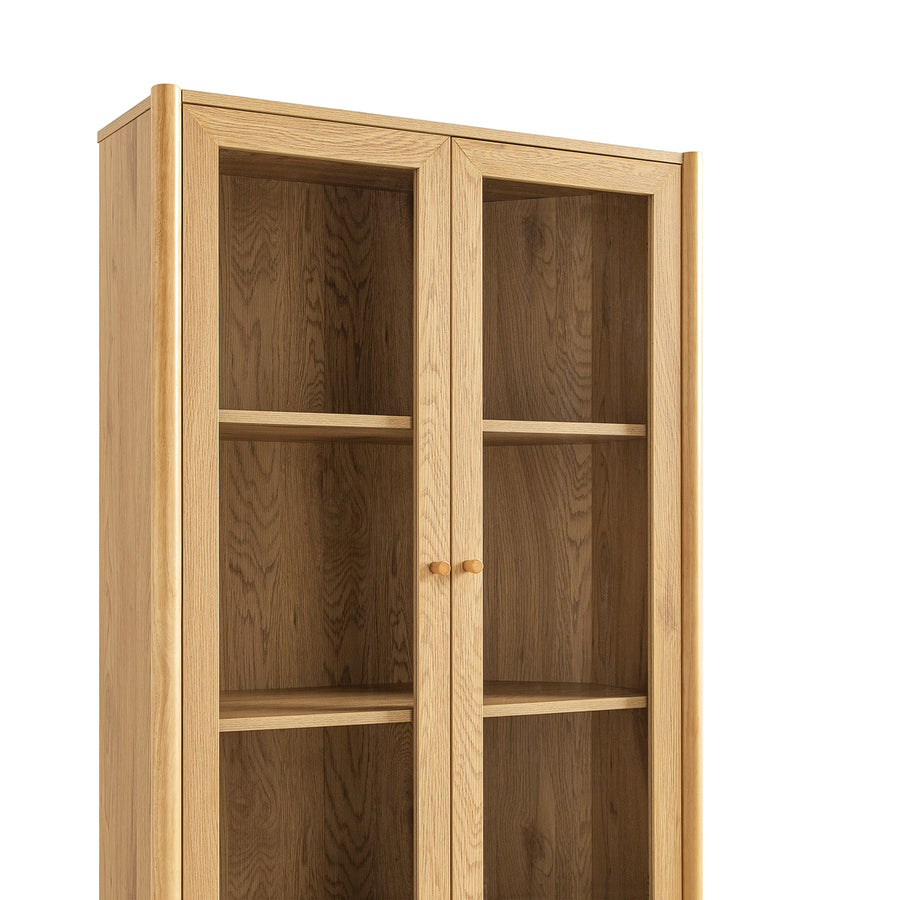 Linden Display Cabinet, Natural