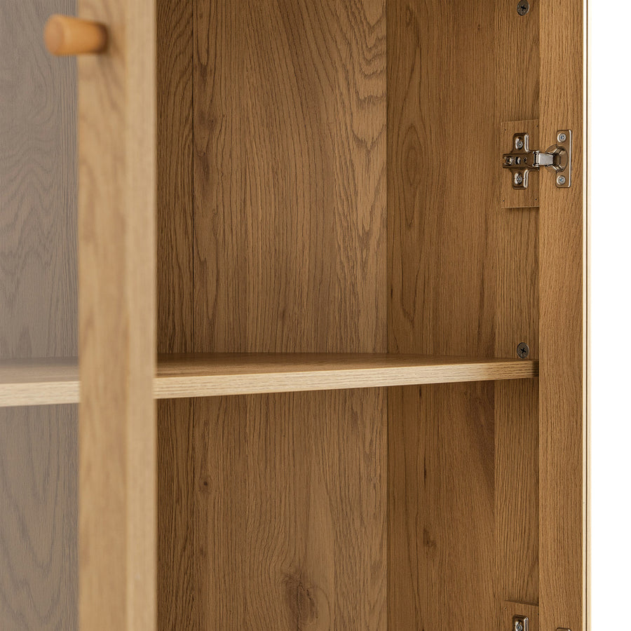 Linden Display Cabinet, Natural