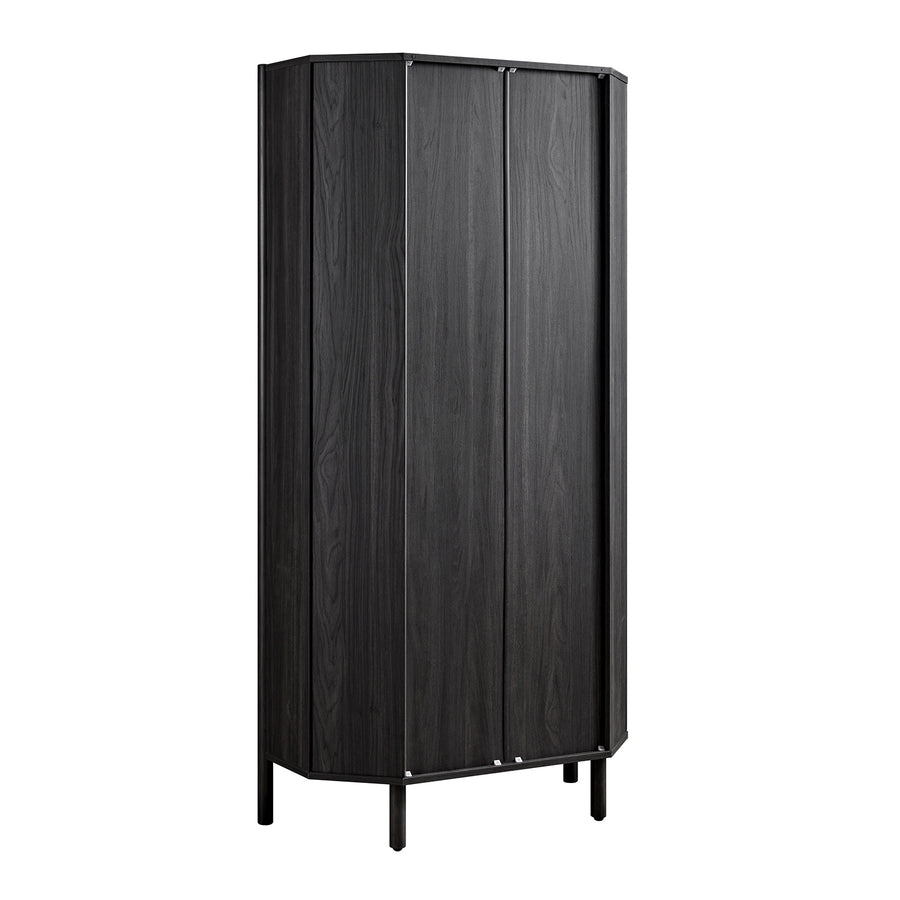 Linden Tall Display Cabinet, Ebony
