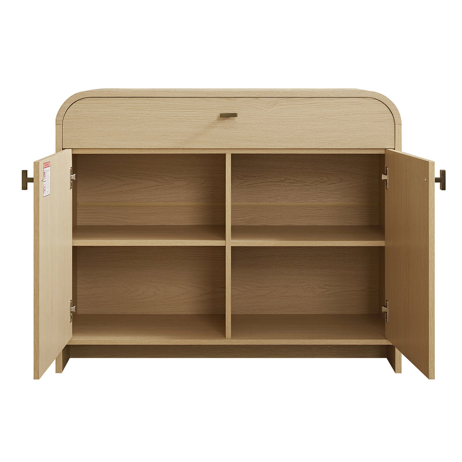 Marcel Small Sideboard with Drawer, Light Oak