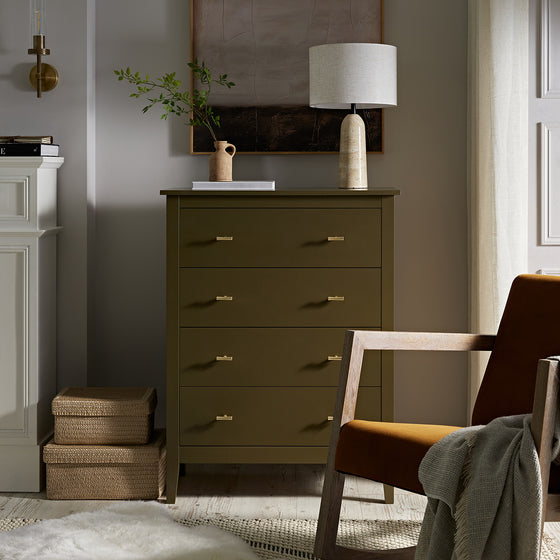 Oakham Chest of 4 Drawers, Olive Grove