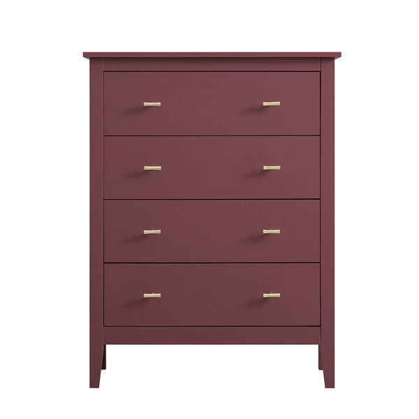 Oakham Chest of 4 Drawers, Wild Cherry