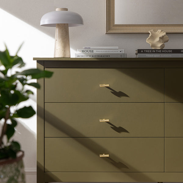 Oakham Chest of 6 Drawers, Olive Grove