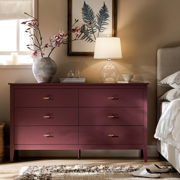 Oakham Chest of 6 Drawers, Wild Cherry