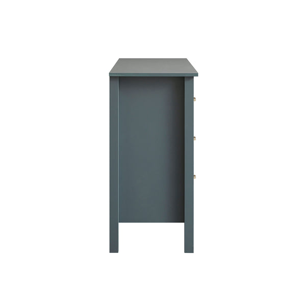 Oakham Chest of 6 Drawers, Stormy Blue