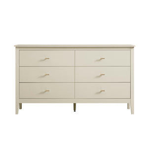 Oakham Chest of 6 Drawers, Shaded White