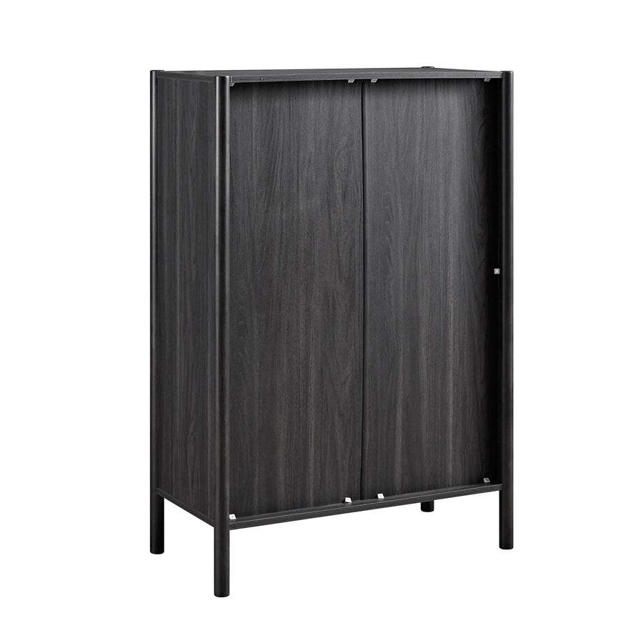 Linden 5-Drawer Chest, Ebony - daals