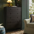 Linden 5-Drawer Chest, Ebony - daals