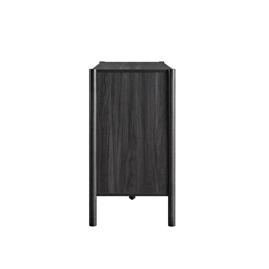 Linden 6 Drawer Chest, Ebony - daals