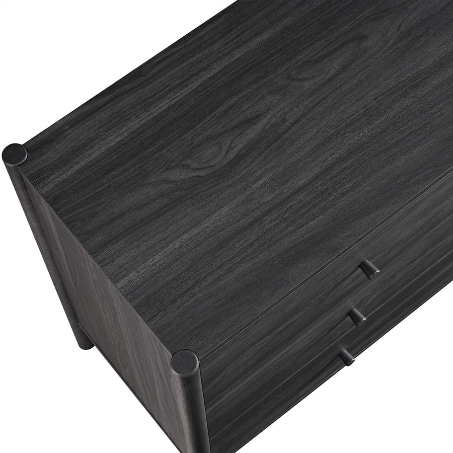Linden 6 Drawer Chest, Ebony - daals